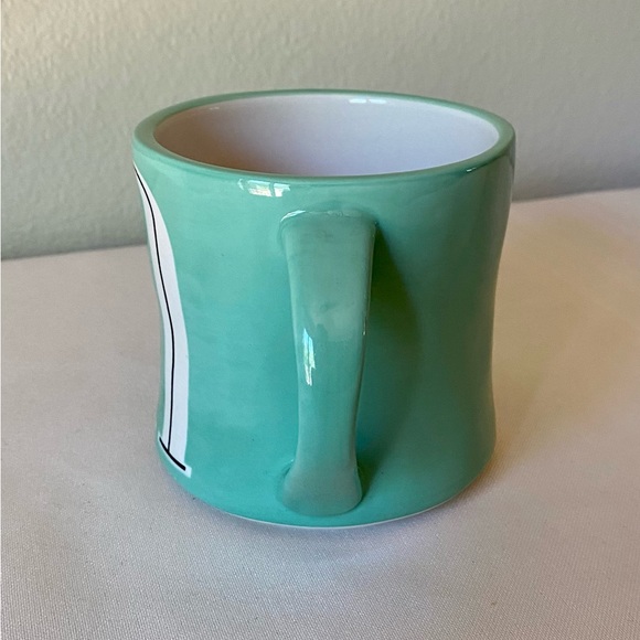 Anthropologie M Initial Mug Cup - Picture 2 of 8
